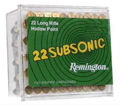 22 Long Rifle 100 Rounds Ammunition Remington 38 Grain Hollow Point